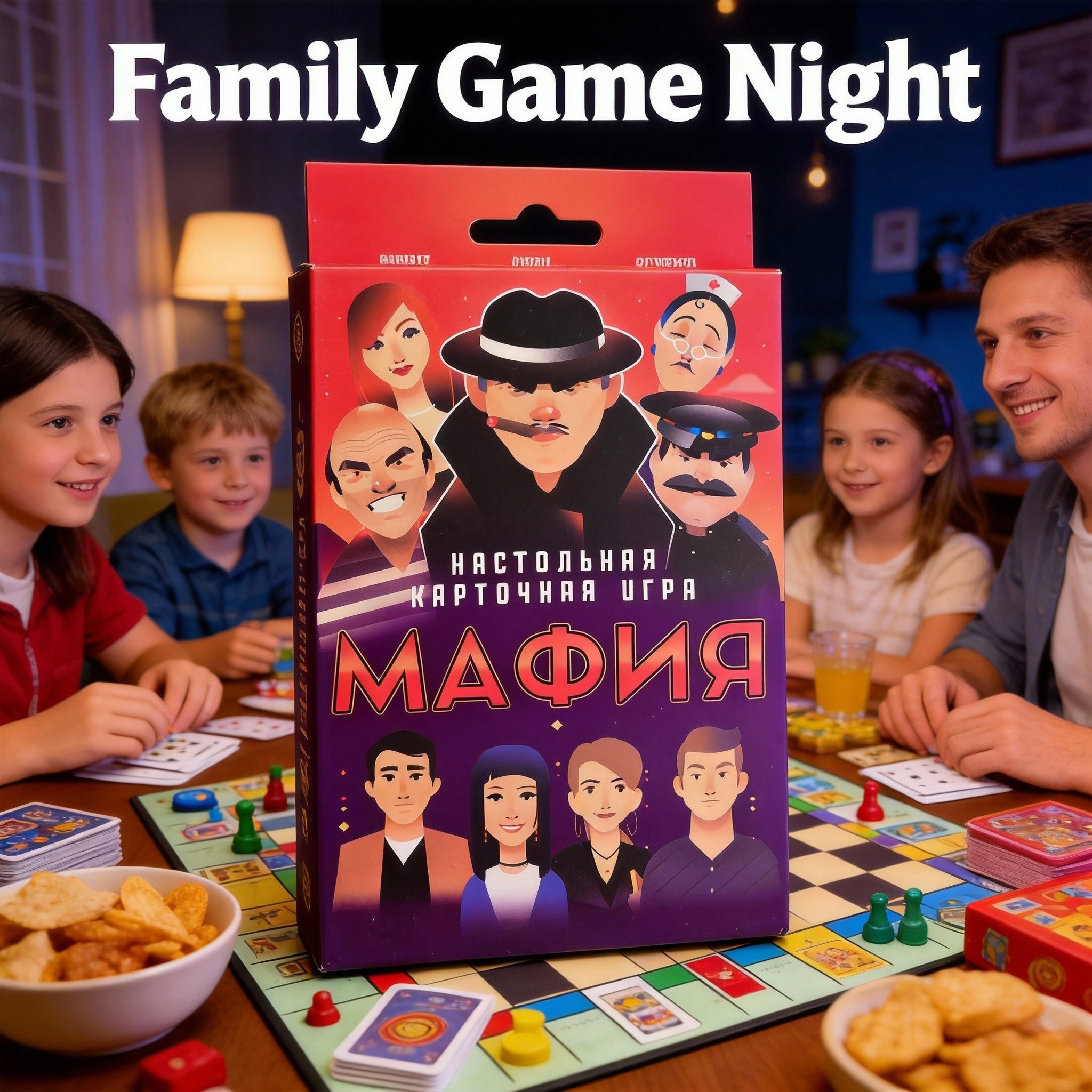 Party Games Mafia - Russian Mafia Board Game - Classic