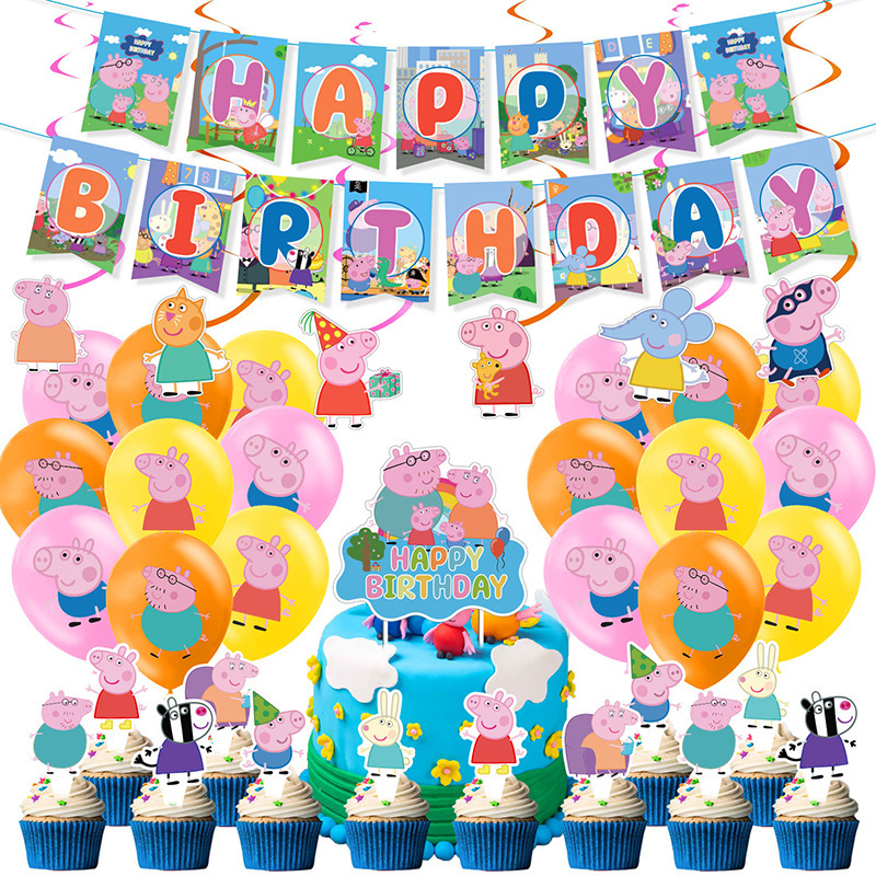 Party Games Crazy - Creativity Cartoon Cute Peppas Pink Pigs