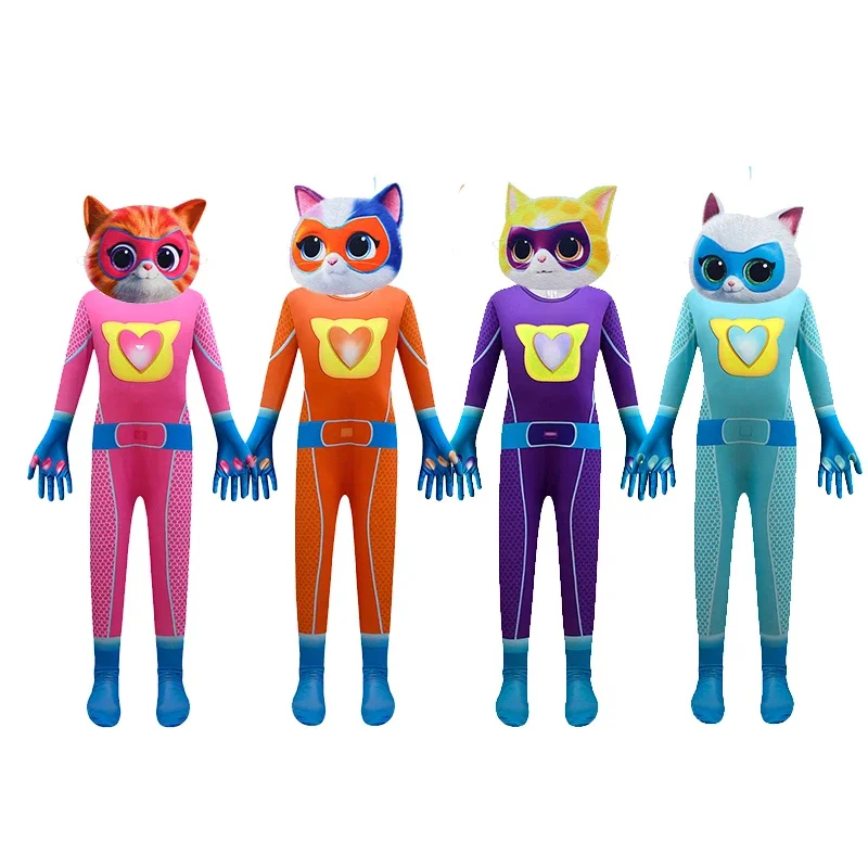 Party Games Children - ❤2026❤ Kids Halloween Costumes Super kitties