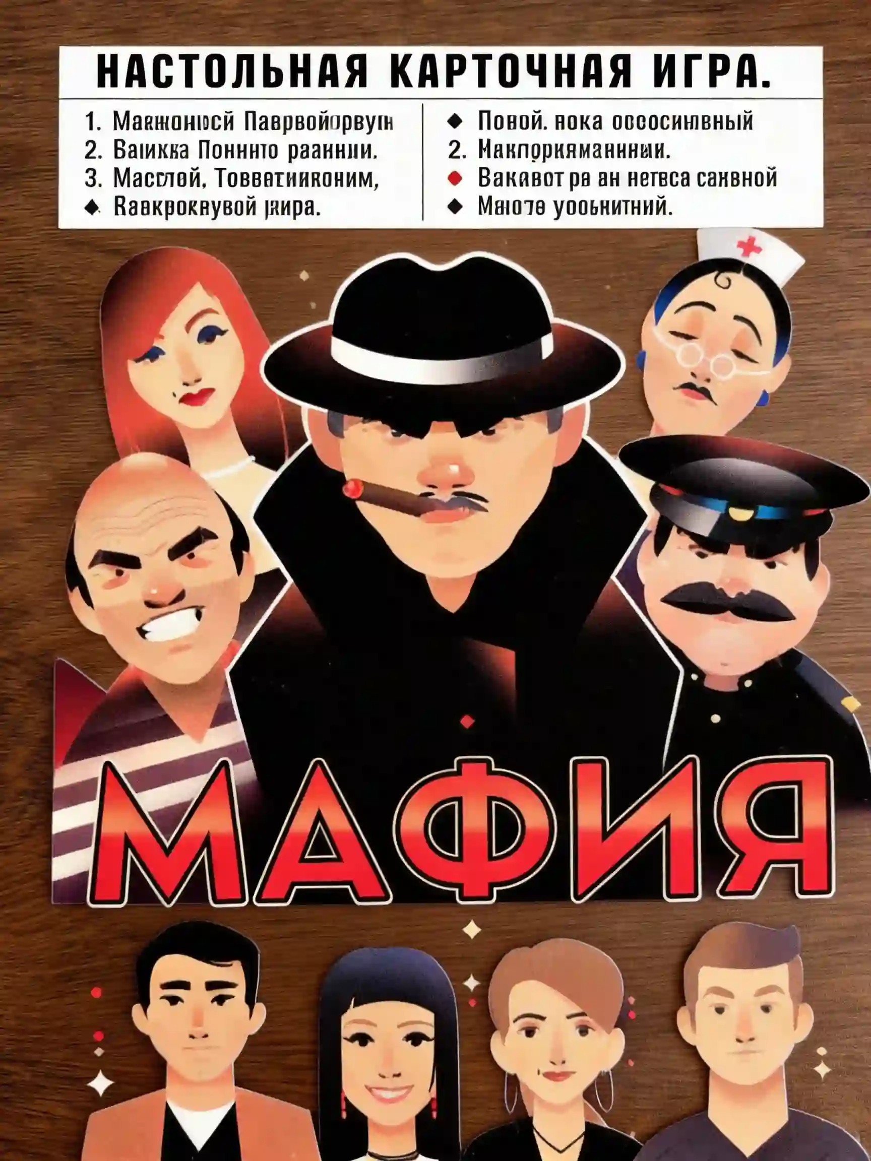 Russian Mafia Board Game - Cla - Party Games Mafia reseña y precio