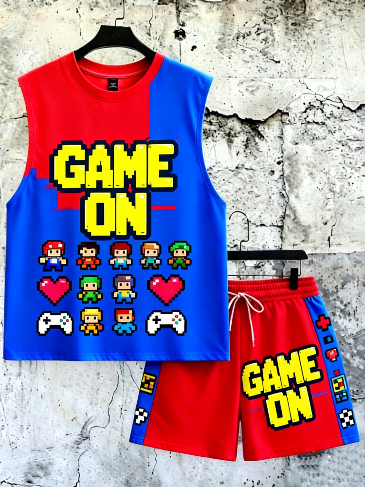 Men's 2-Piece Loose Fit Sleeve - Party Games Game reseña y precio