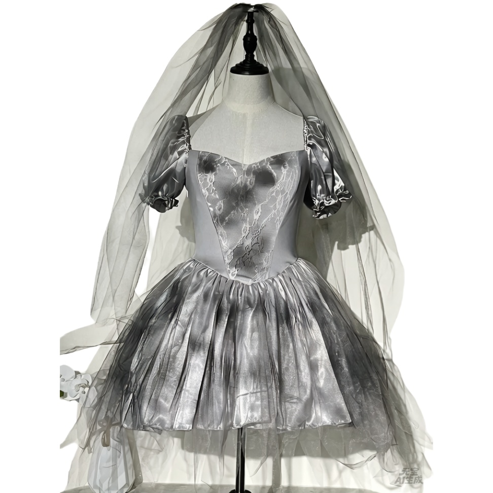 Women's Scary Ghost Bride Zomb - Zombie Party Games For Adults reseña y precio
