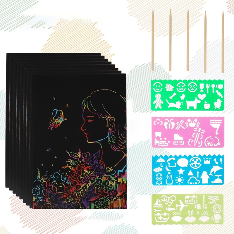 Scratch Paper Art Set, Black C - Party Games Game reseña y precio