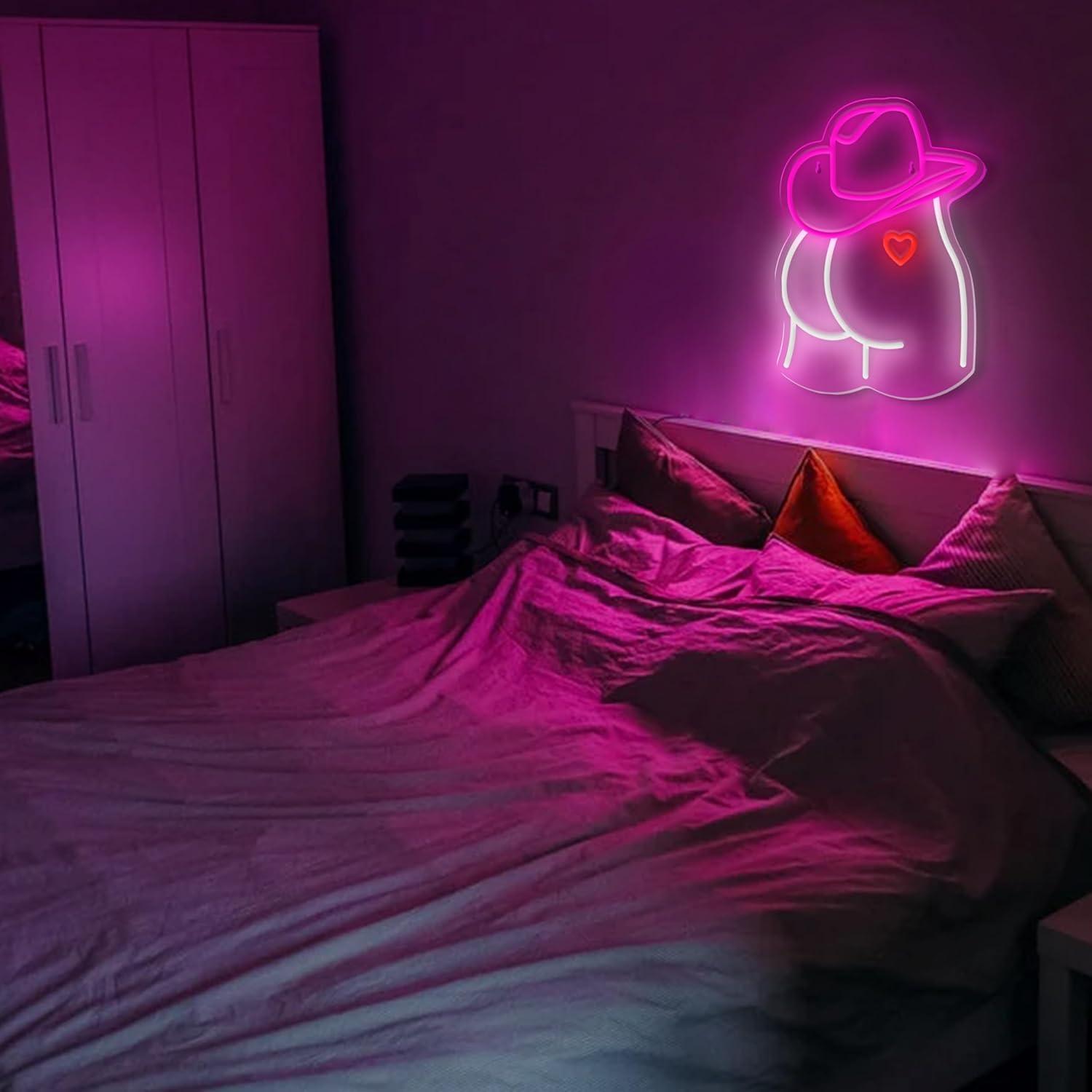 Cowgirl Neon Sign Dimmable LED - Party Games Game reseña y precio