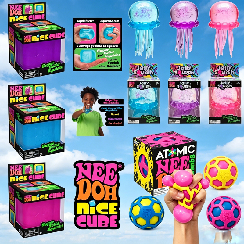 NeeDoh Squishy/; Schylling Ato - Party Games Crazy reseña y precio