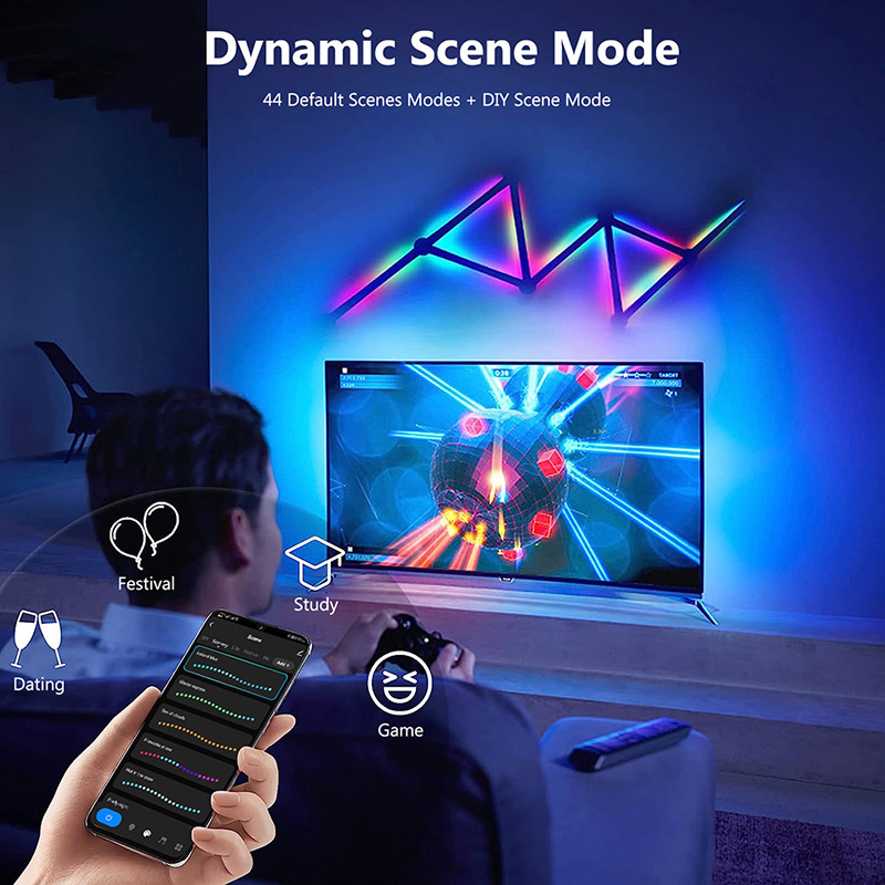 Smart RGB Wall Lamp, Bluetooth - Party Games Game reseña y precio
