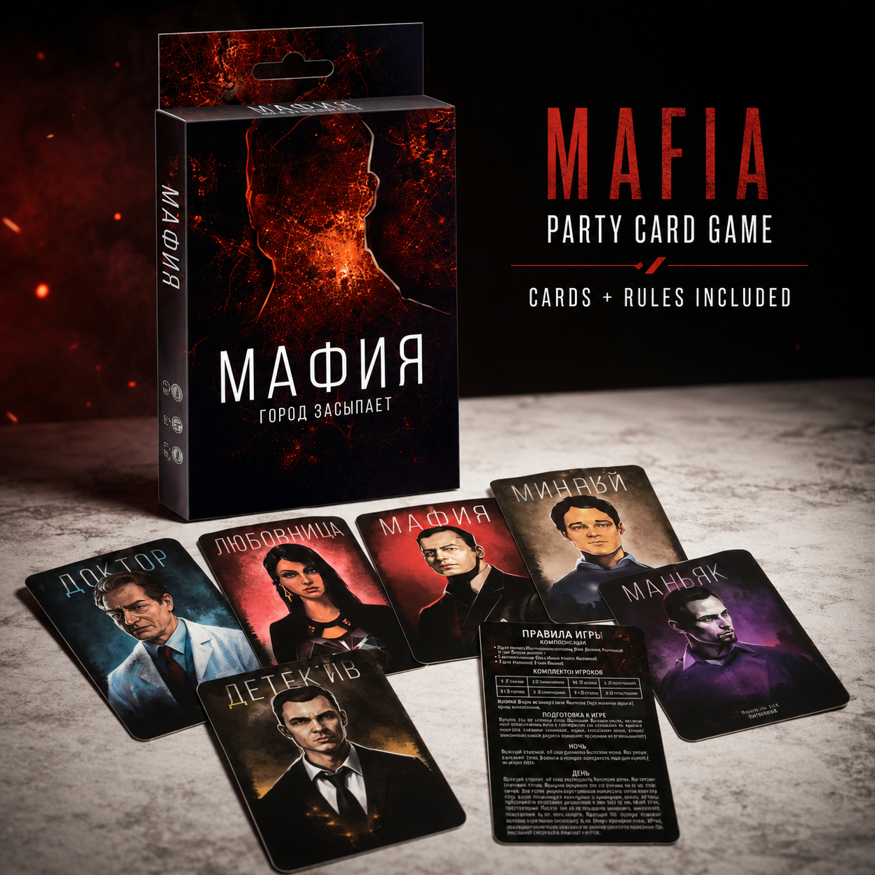 Mafia City Sleeps Social Deduc - Party Games Mafia reseña y precio