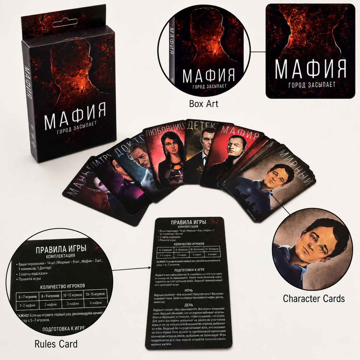 Mafia City Sleeps Social Deduc - Party Games Mafia reseña y precio