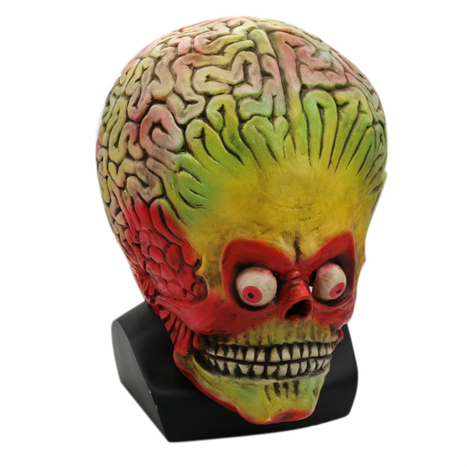 Alien Brain Halloween Mask Mar - Zombie Party Games For Adults reseña y precio