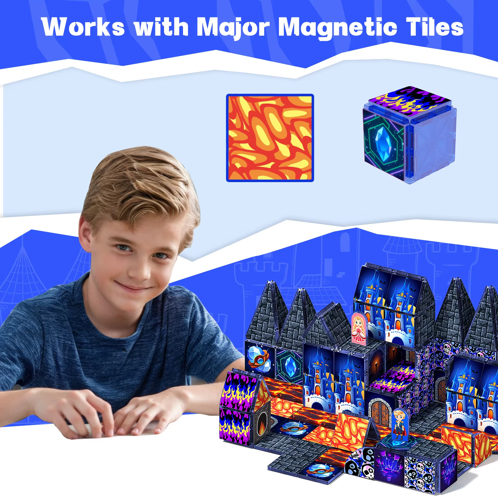Magnetic Building Blocks DIY M - Party Games Steam Free reseña y precio