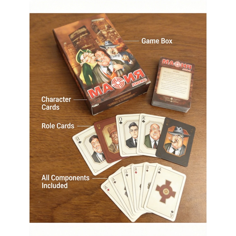 Mafia Party Game - Russian Edi - Party Games Mafia reseña y precio
