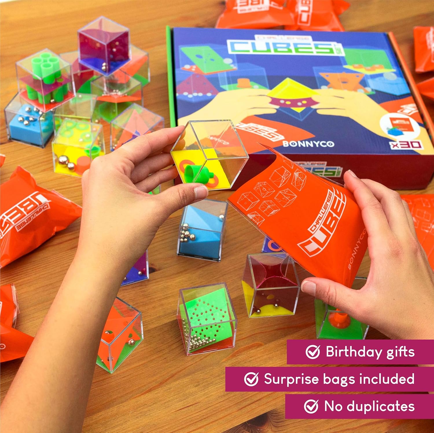 Brain Teaser Puzzles Cubes Pac - Party Games Game reseña y precio