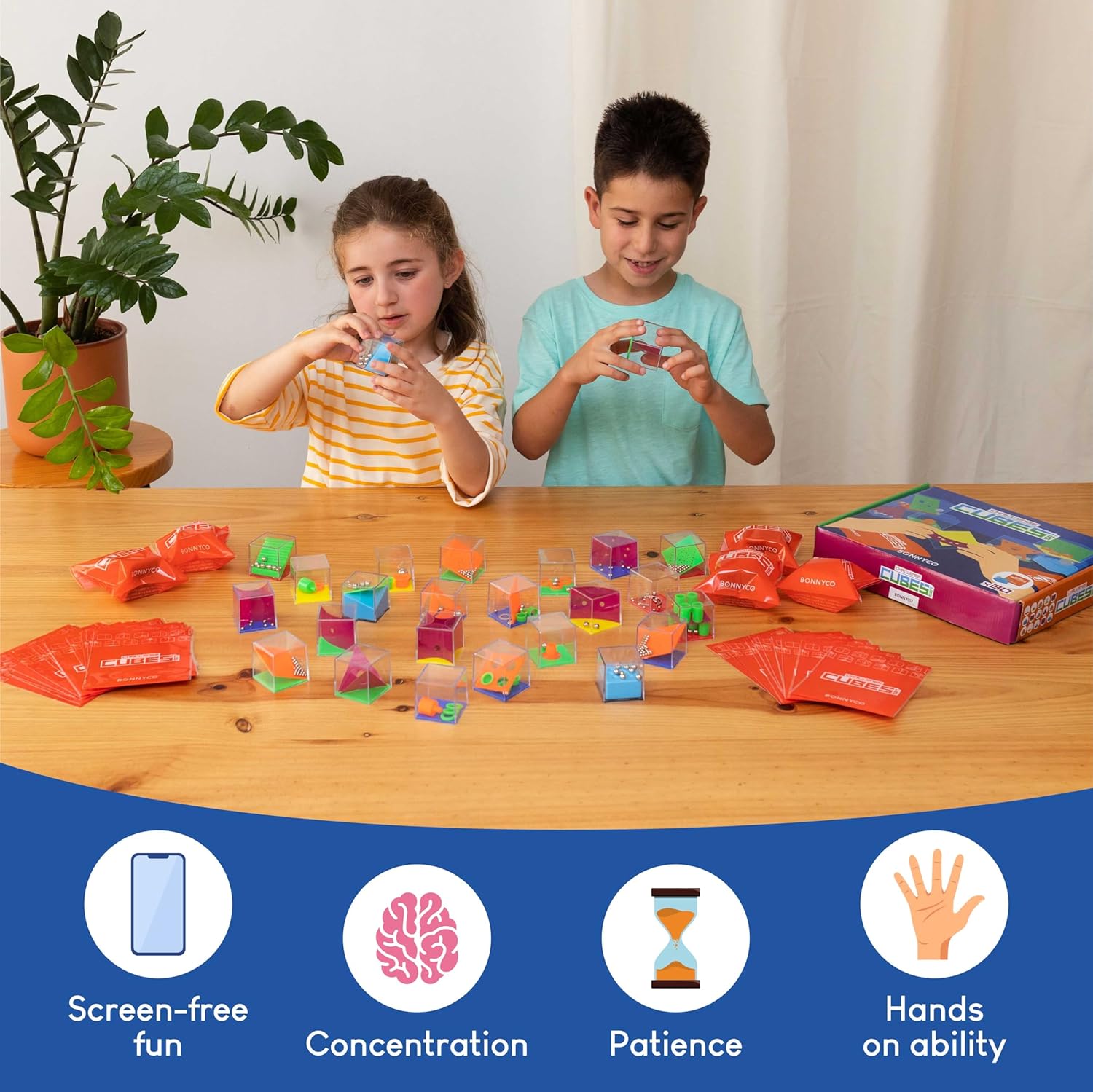 Brain Teaser Puzzles Cubes Pac - Party Games Game reseña y precio