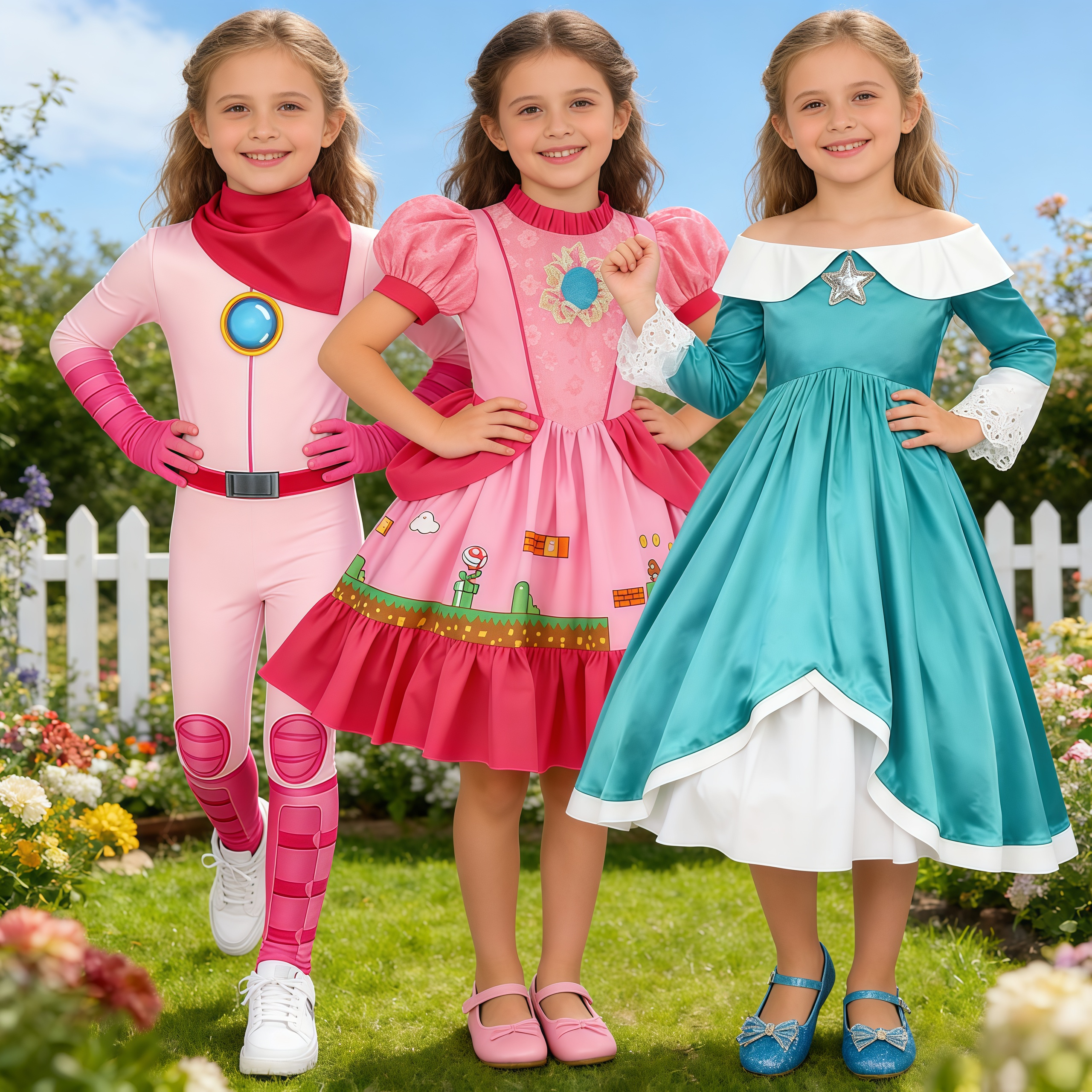 Girls Peach Princess Jumpsuit  - Party Games Adult Birthday reseña y precio