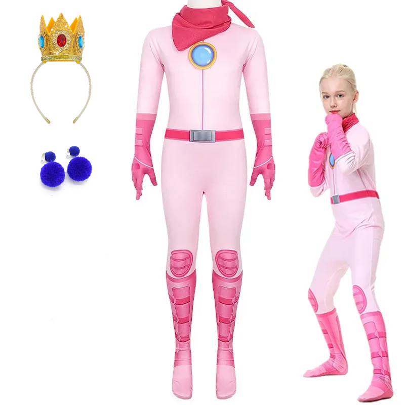 Girls Peach Princess Jumpsuit  - Party Games Adult Birthday reseña y precio