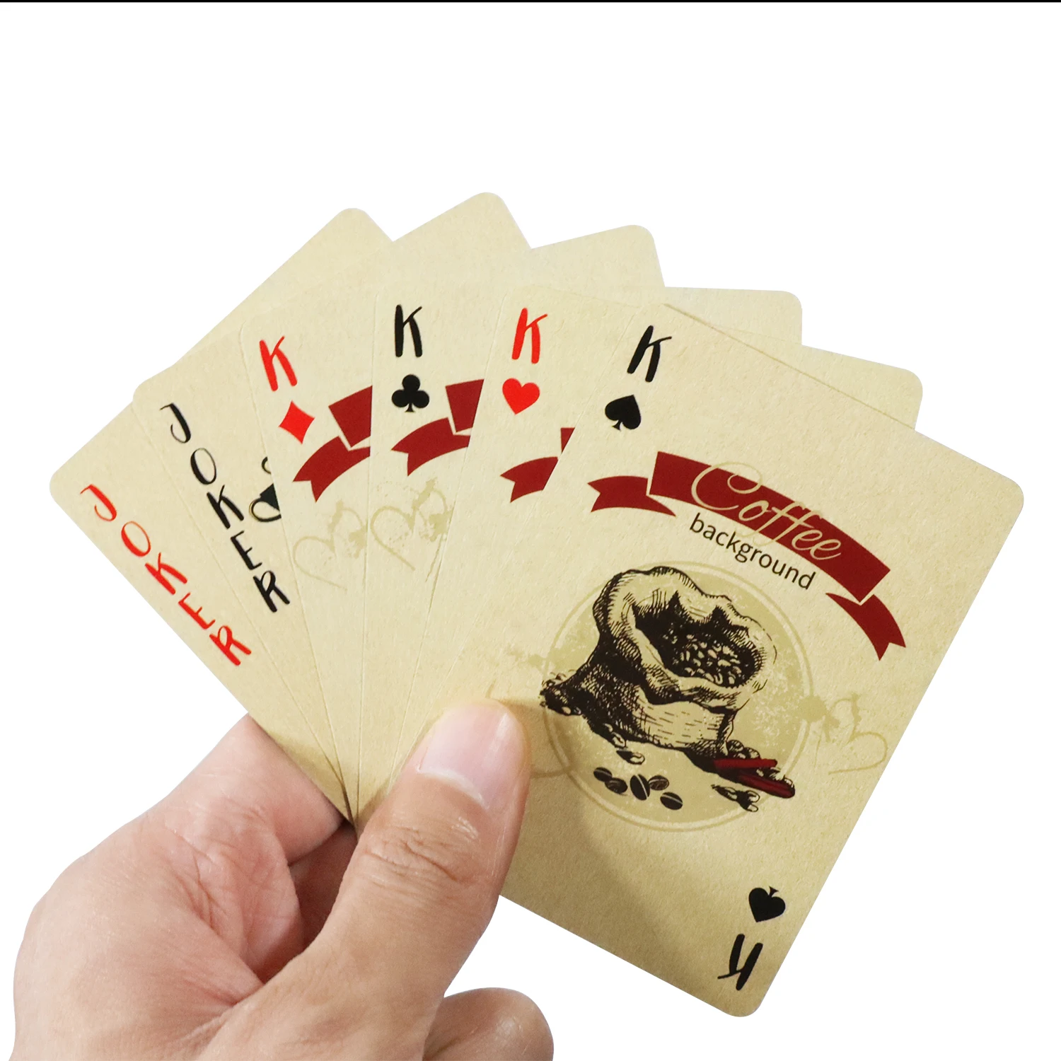Coffee Paper Playing Cards Vin - Book Party Games reseña y precio
