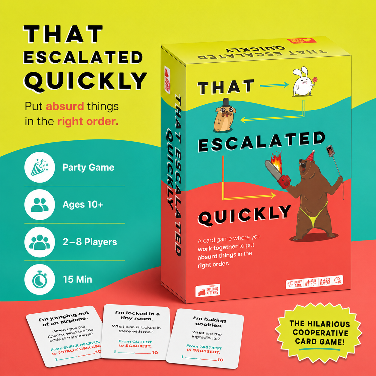 That Escalated Quickly Card Ga - Quick Games Party reseña y precio