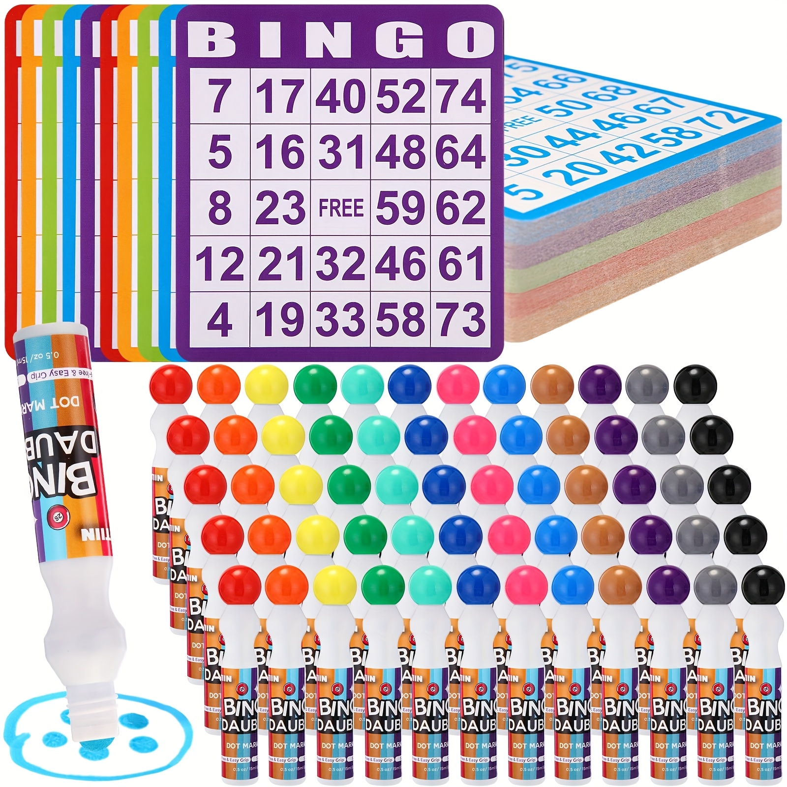 Set of 148 Bingo Game Cards in - Party Games Game reseña y precio