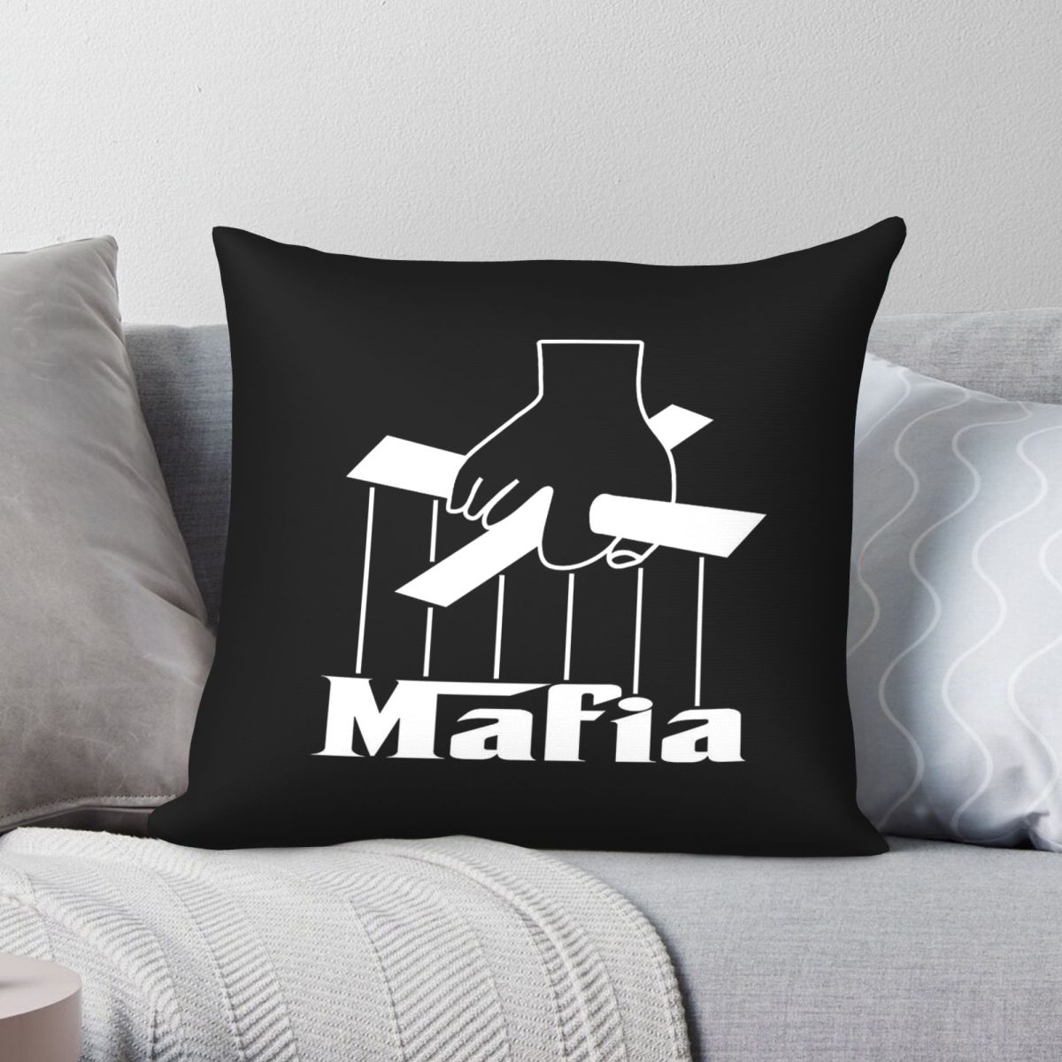 Mafia Party Game Square Pillow - Party Games Mafia reseña y precio
