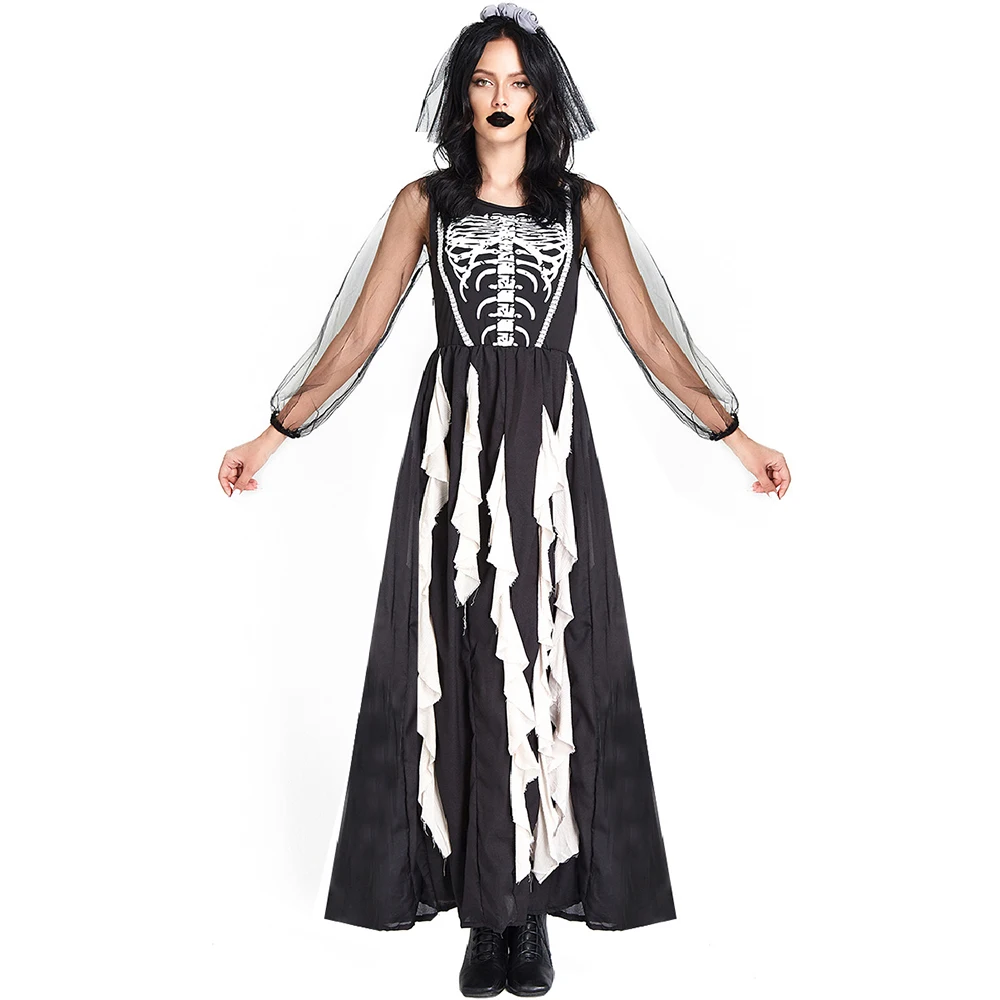 Adult Scary Skull Ghosts Bride - Zombie Party Games For Adults reseña y precio