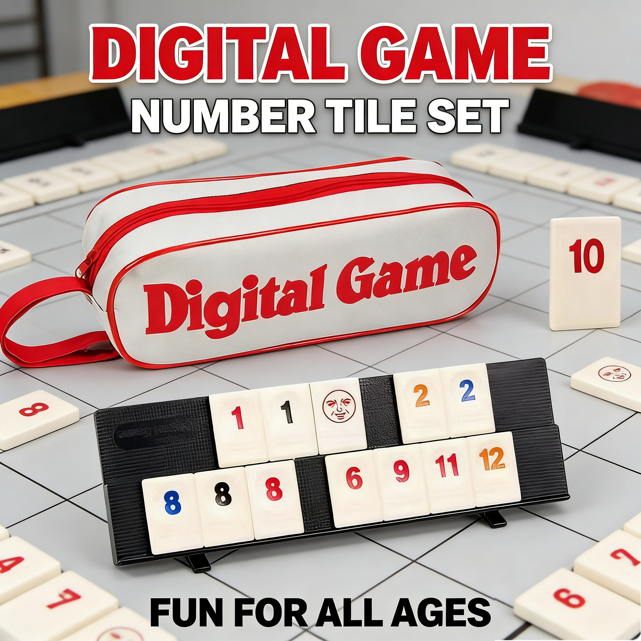 Rummy Cube Game with 4 Racks,R - Party Games Steam Free reseña y precio