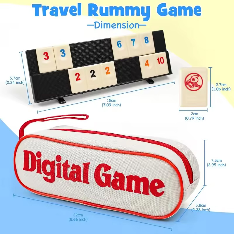 Rummy Cube Game with 4 Racks,R - Party Games Steam Free reseña y precio