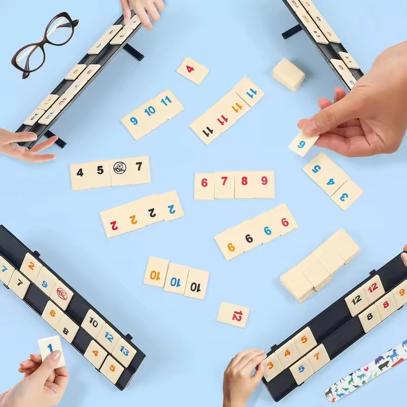 Rummy Cube Game with 4 Racks,R - Party Games Steam Free reseña y precio
