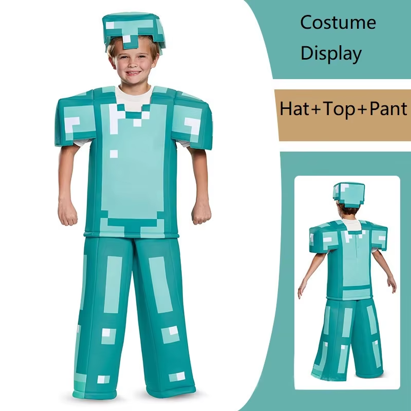NEW Kids Cosplay Diamond Armor - Party Games Children reseña y precio